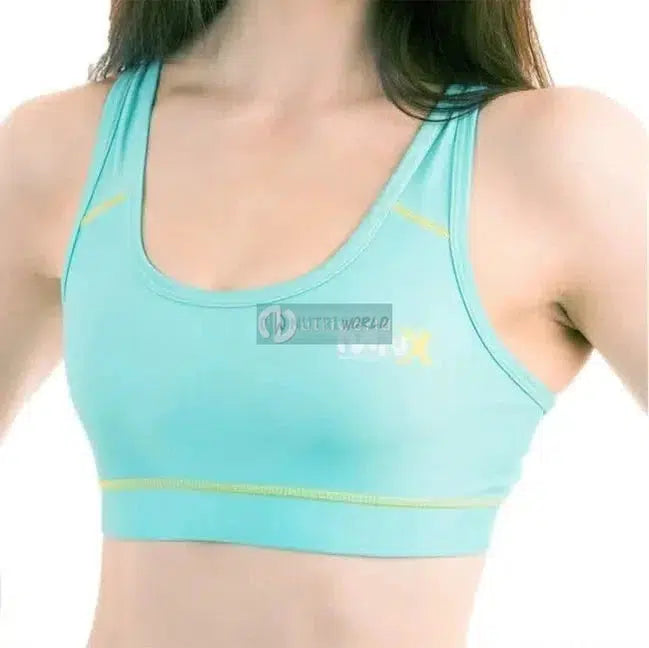 MNX Sport Bra Gravity Top Donna Blu-NutriWorld.it