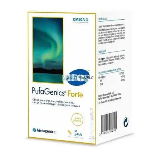 Metagenics Pufagenics Forte 60 Capsule Omega 3 per Cuore e Microcircolo NutriWorld.it