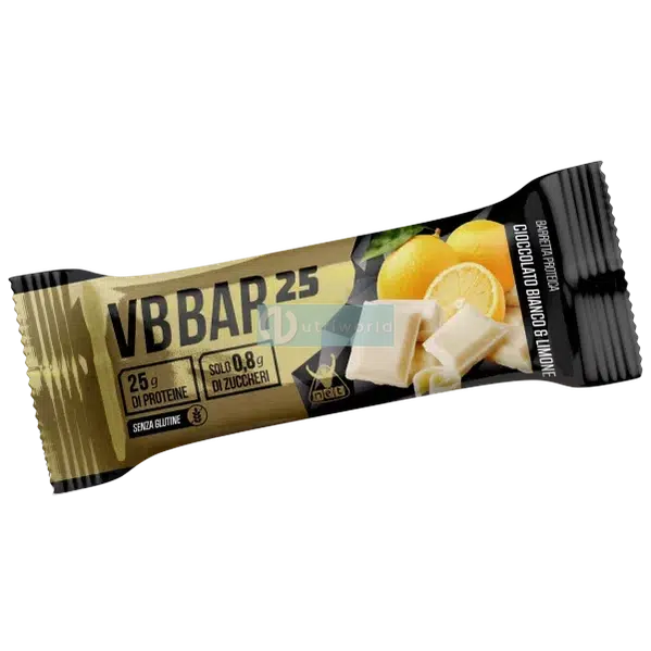 Net Vb Bar 25 50 gr Bianco Limone Barretta Isolata Concentrata Zero-NutriWorld.it