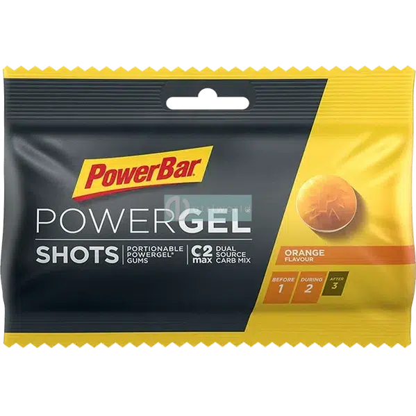 PowerBar Power Gel Shots 60 gr Arancia per Energia Rapida-NutriWorld.it
