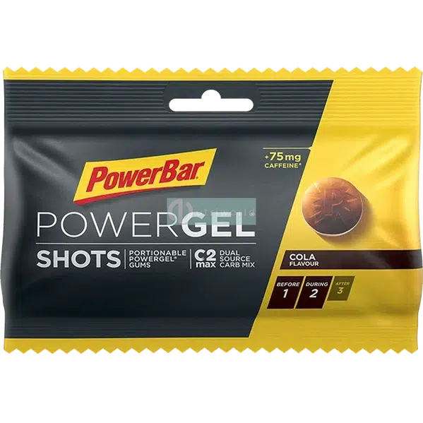 PowerBar Power Gel Shots 60 gr Cola per Energia Rapida con Caffeina-NutriWorld.it