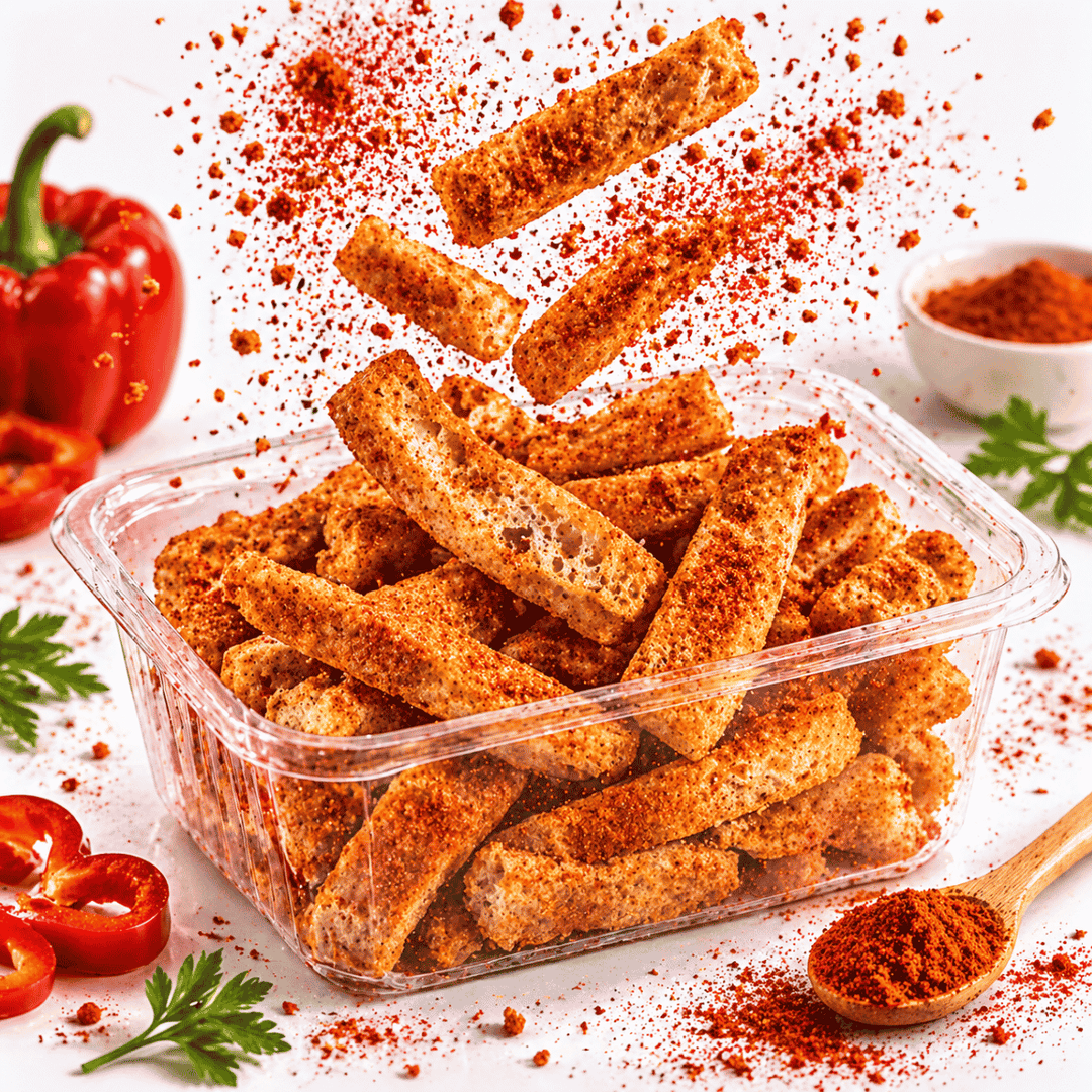 Revolution03 Paprikini Keto 55g Snack Low Carb Proteico per Spuntini, Pranzi o Cene