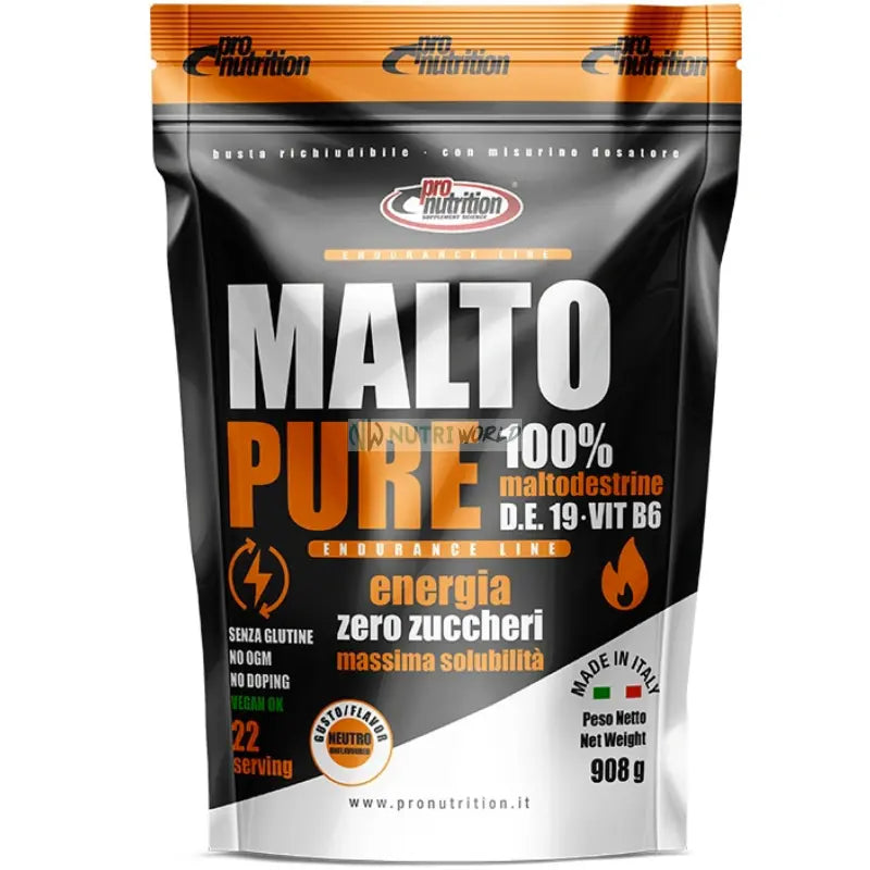 Pronutrition Maltopure 100% 908 g Maltodestrine Pure in Polvere per Energia Endurance e Recupero