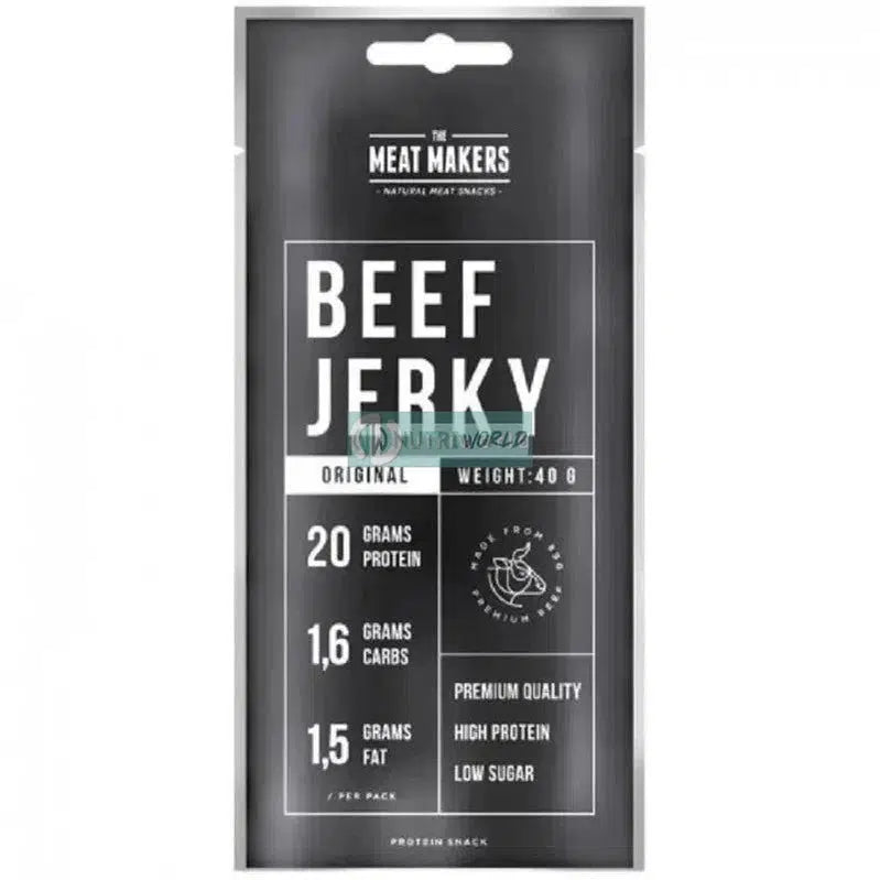 Pronutrition Beef Jerky 40 g Original Carne Essiccata Snack Proteici-NutriWorld.it