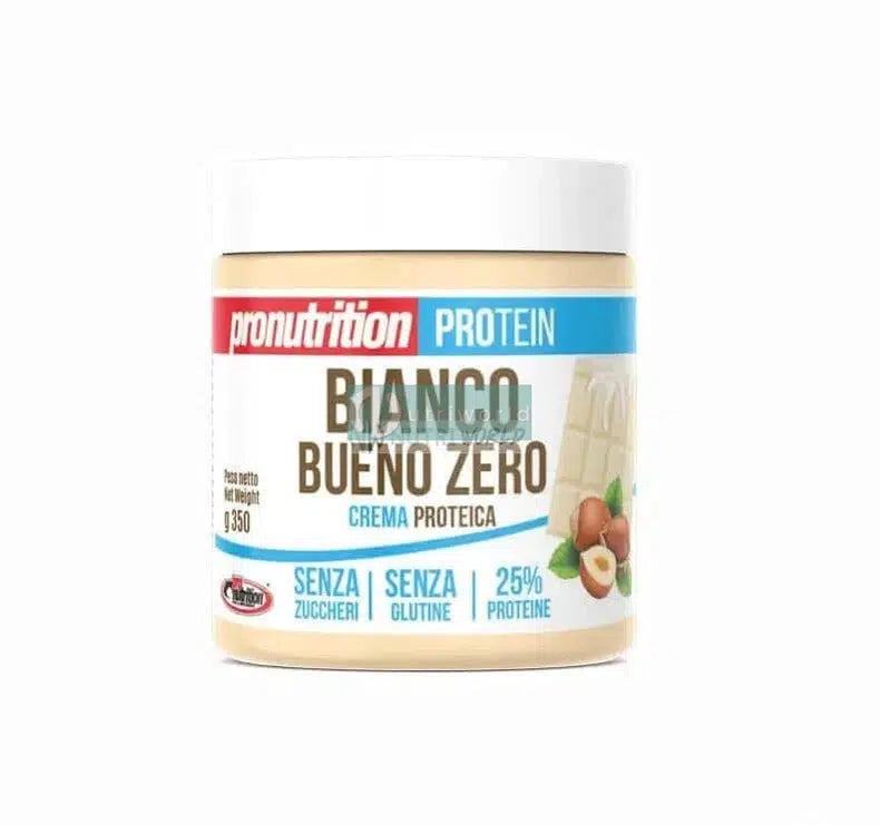 Pronutrition Crema Spalmabile Bianco Bueno Zero 350g Proteica Senza Zuccheri per Colazione o Spuntino-NutriWorld.it