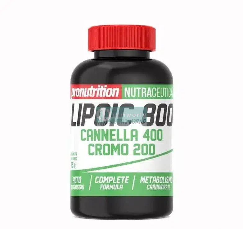 Pronutrition Lipoic 800 Cannella Cromo 60 Compresse per Gestione del Peso-NutriWorld.it