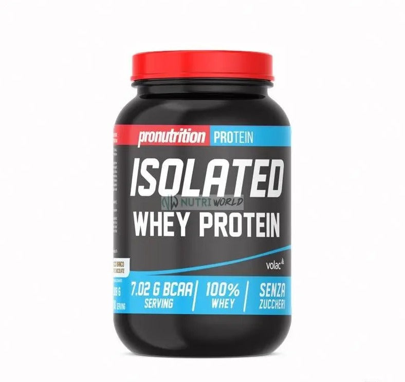 Pronutrition Protein Isolated 100% Whey 908g Cioccolato Bianco White Chocolate Isolate in Polvere Pronutrition