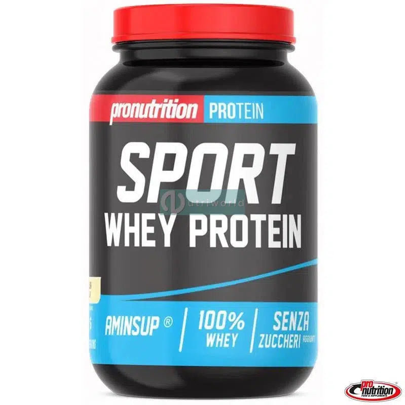 Pronutrition Sport Whey Protein 908g Vaniglia Proteine Concentrate per Massa e Recupero-NutriWorld.it