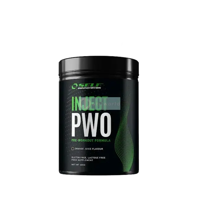 Self Omninutrition Inject Pwo 400 g Arancia Orange Pre-Workout in Polvere-NutriWorld.it