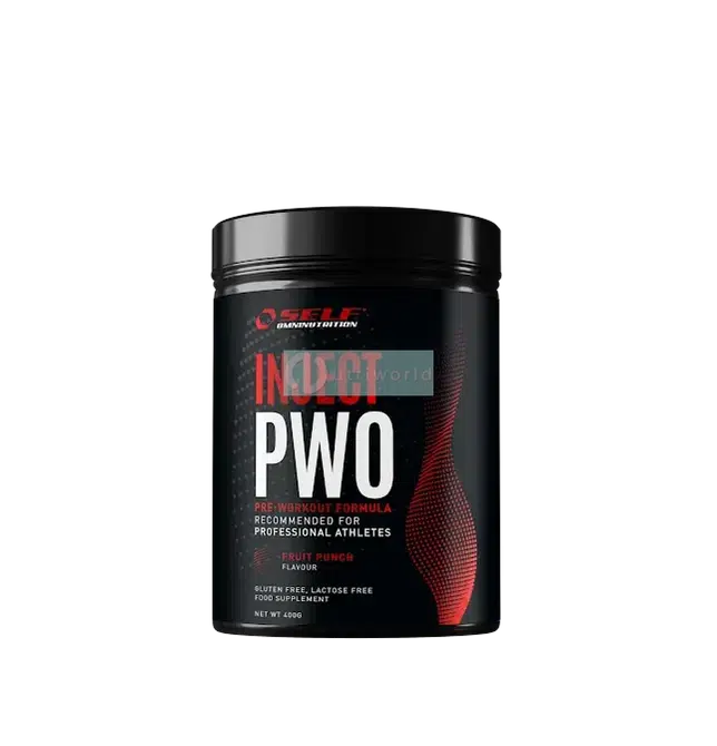 Self Omninutrition Inject Pwo 400 g Fruit Punch Pre-Workout in Polvere-NutriWorld.it