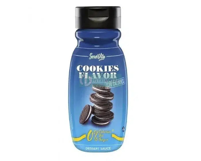 Servivita Salsa 0% 320ml Cookies Biscotto tipo Oreo Dressing Senza Zuccheri e Grassi-NutriWorld.it