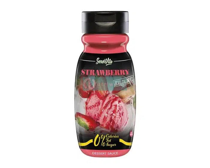 Servivita Salsa 0% 320ml Fragola-NutriWorld.it