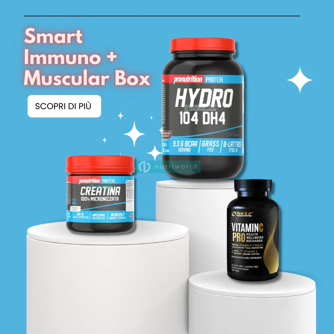 Smart Muscular Box  | Pacchetto per Massa Muscolare con Omaggi NutriWorld.it