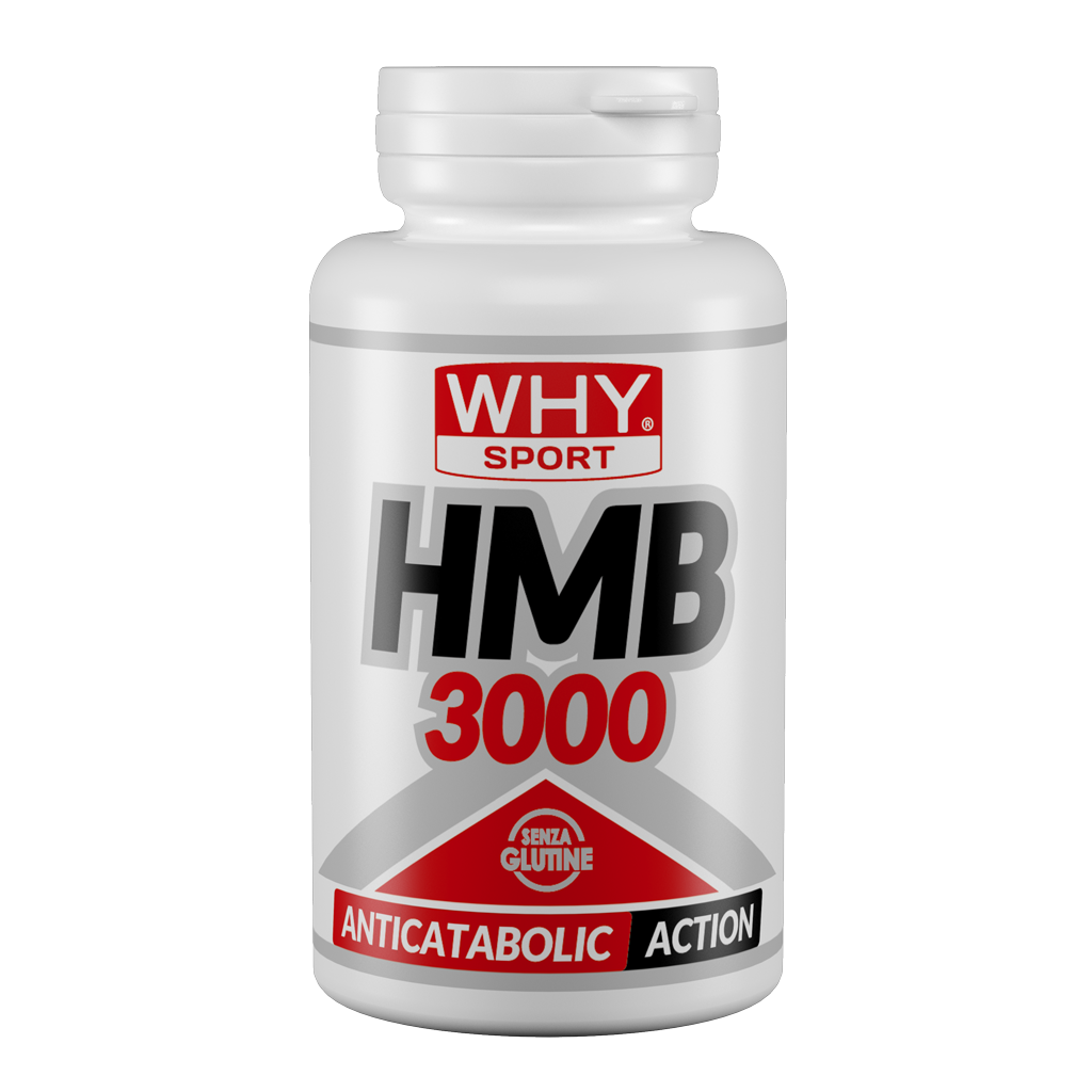 Why Sport HMB 3000 90 Capsule per Energia e Massa Pre-Workout e Post-Workout