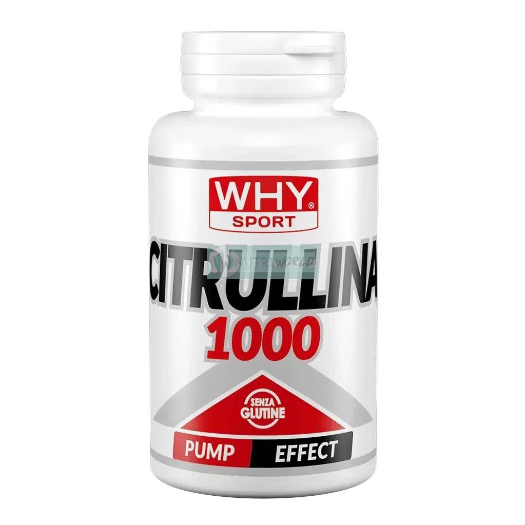 Why Sport Citrullina 1000 90 Compresse Citrullina per Energia ed Endurance-NutriWorld.it