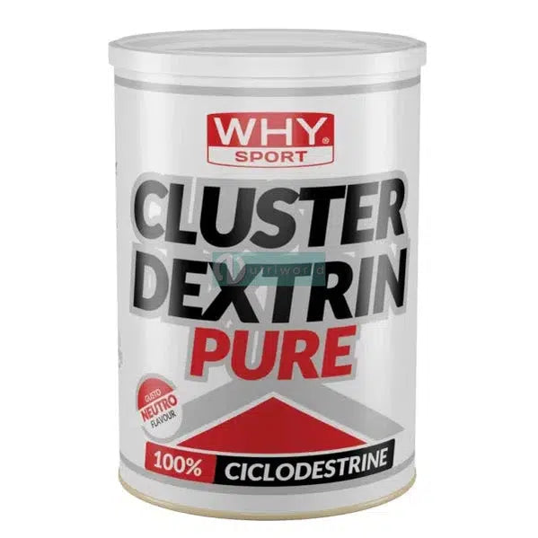 Why Sport Cluster Dextrin Pure 500g Ciclodestrine in Polvere per Energia ed Endurance-NutriWorld.it