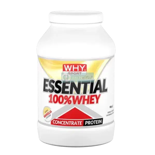 Why Sport Essential 100% Whey 900g Vaniglia Concentrate in Polvere-NutriWorld.it
