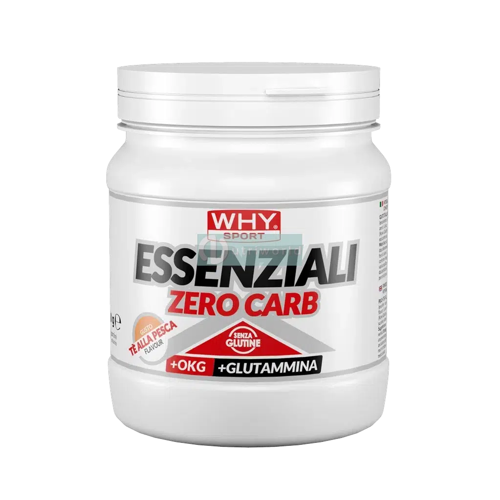 Why Sport Essenziali Zero Carb 240 g Te' alla Pesca Essenziali in Polvere per Recupero Post-Workout-NutriWorld.it