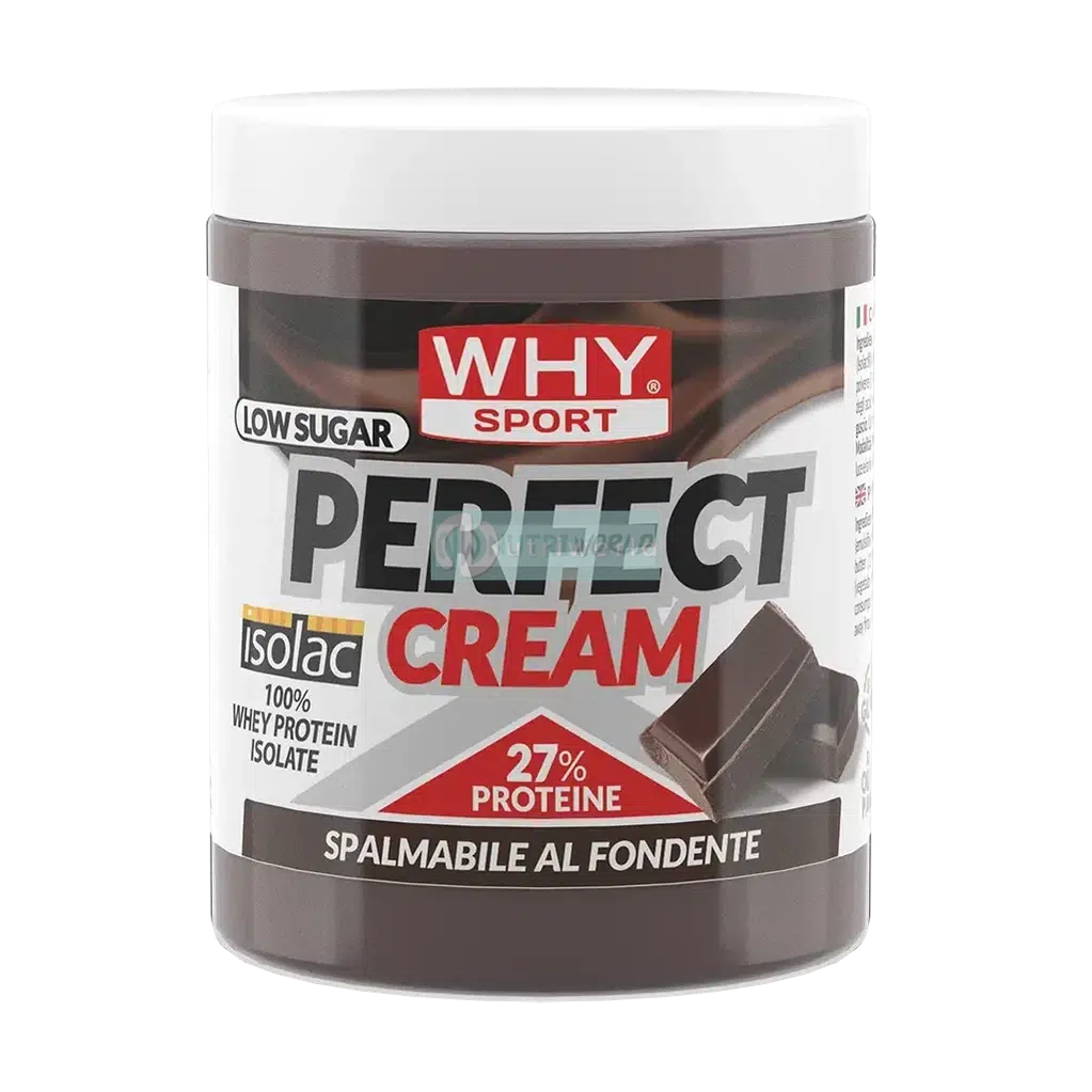 Why Sport Perfect Cream 300 g Fondente Crema Spalmabile Proteica Zero per Colazione e Snack-NutriWorld.it