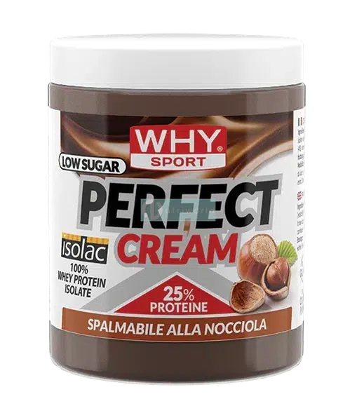 Why Sport Perfect Cream 300 g Nocciola Cioccolato Crema Spalmabile Proteica Zero per Colazione e Snack-NutriWorld.it