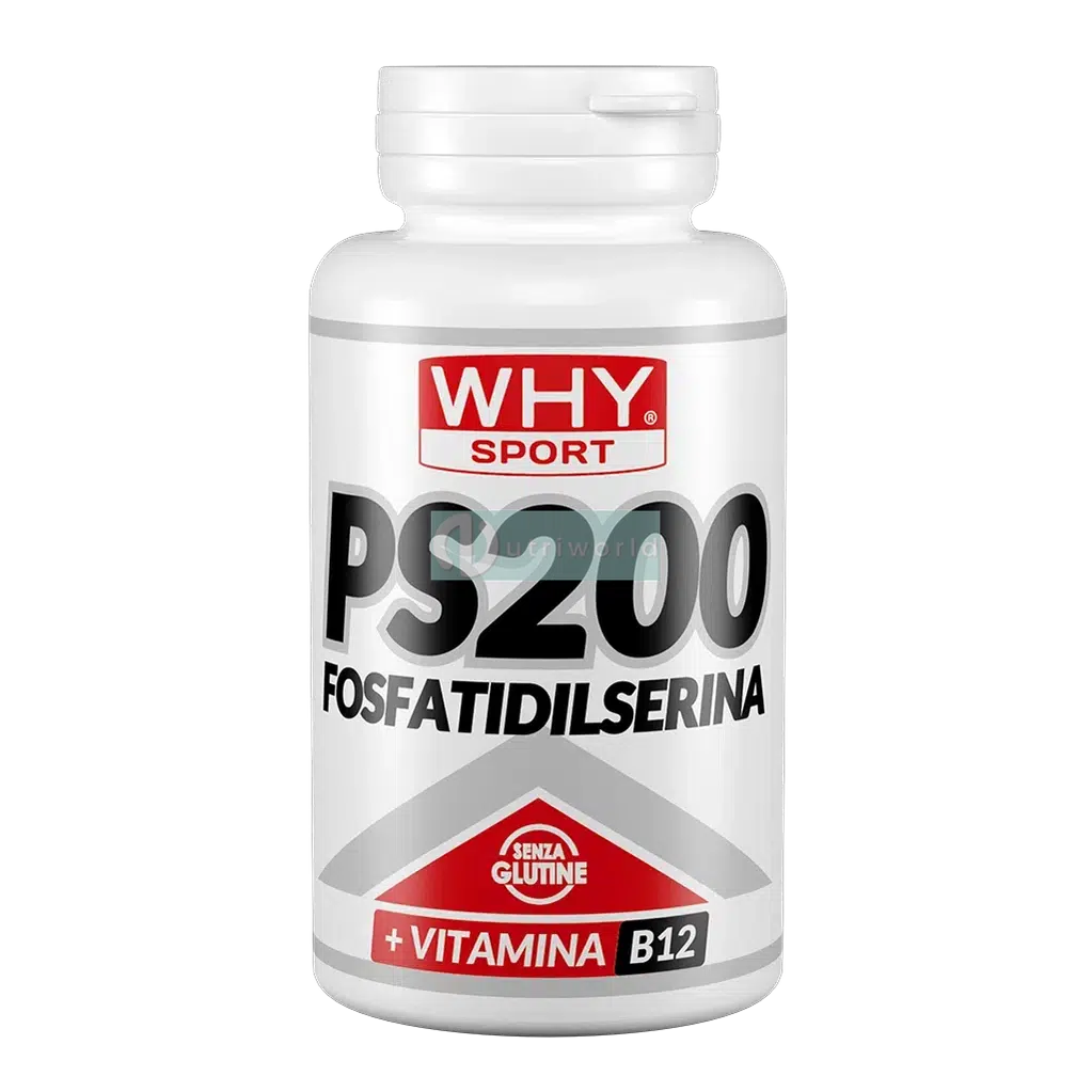 Why Sport Ps 200 Fosfatidilserina 60 Capsule Anti Cortisolo e Stress-NutriWorld.it