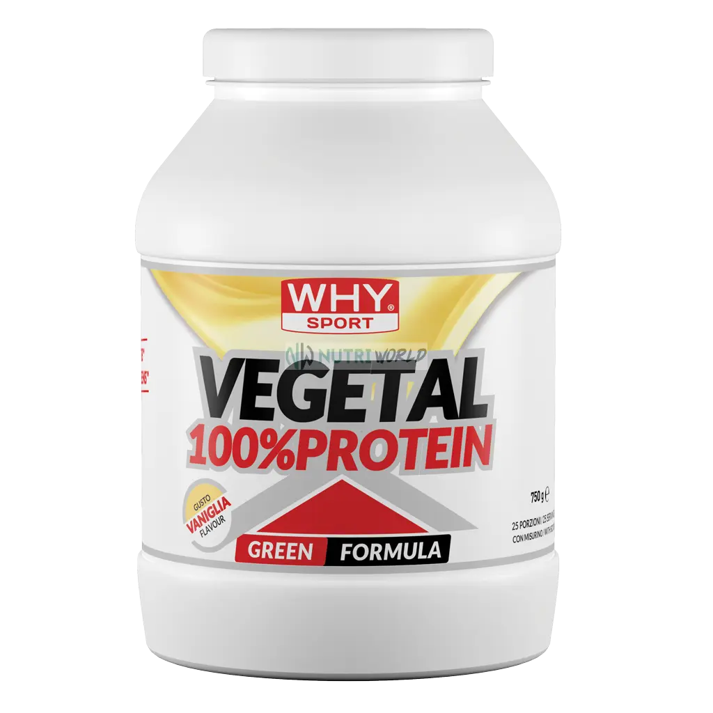 Why Sport Vegetal 100 Protein 750 g Vaniglia Isolate in Polvere Vegetali