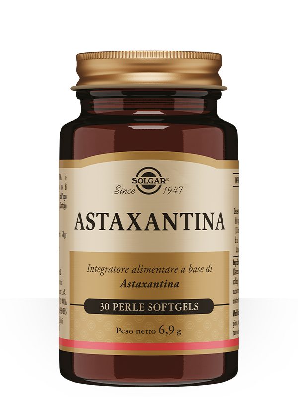 Solgar Astaxantina 30 Softgels Antiossidante Naturale