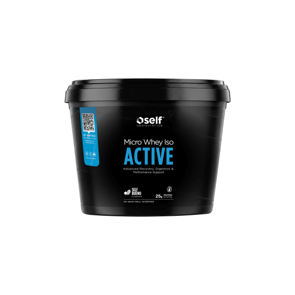 Self Omninutrition Micro Whey Iso Active 900g Selfbueno Proteine Isolate in Polvere per Recupero