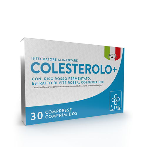 PiuLife Colesterolo 30 Compresse con Riso Rosso Fermentato da Estratti Naturali per Microcircolo PiuLife
