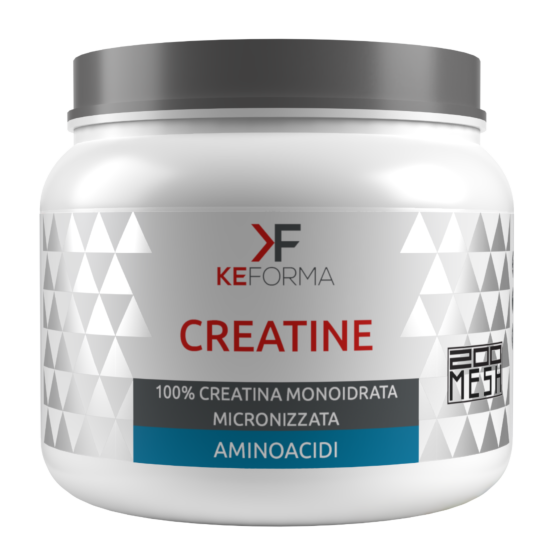 Keforma Creatine 200 Mesh 300g Creatina in Polvere per Energia Recupero e Massa