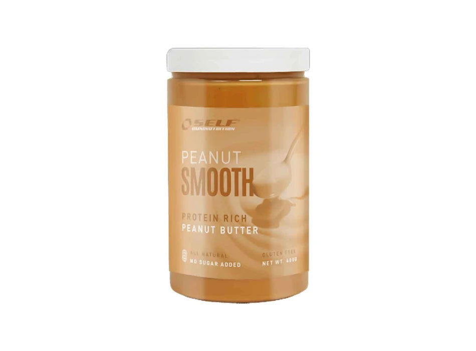 Self Omninutrition Peanut Butter Smooth 400g Senza Zuccheri Senza Glutine per Colazione o Snack