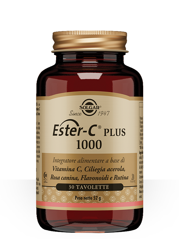 Solgar Ester-C Plus 1000 30 Capsule per Energia e Difese Naturali