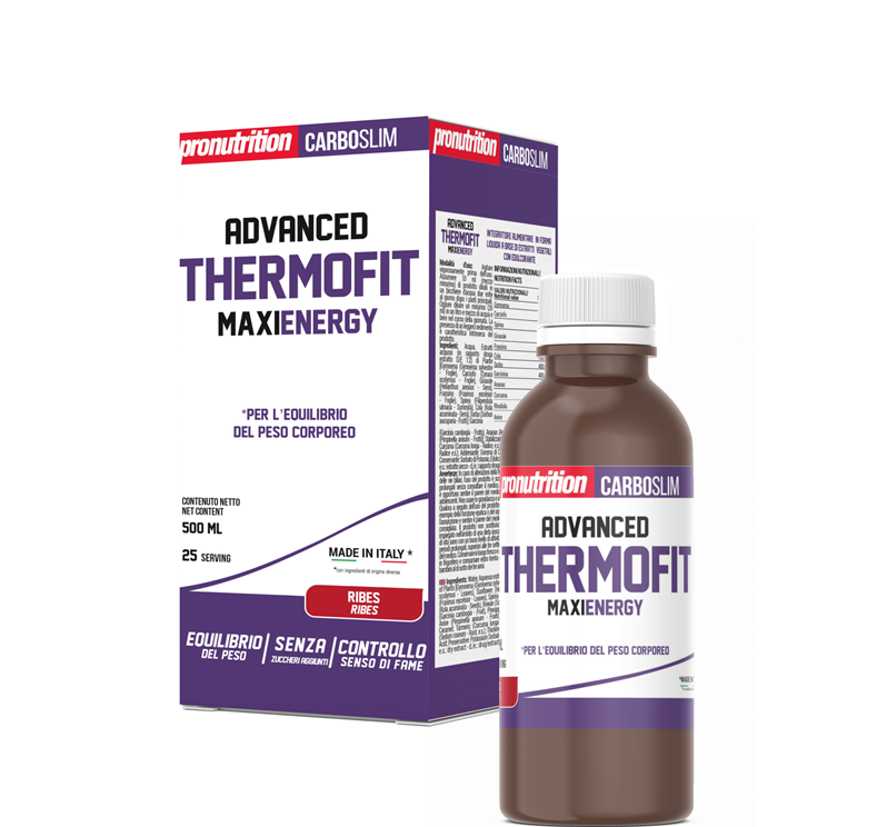 Pronutrition Advanced Thermofit 500ml Ribes per Gestione del Peso Pronutrition