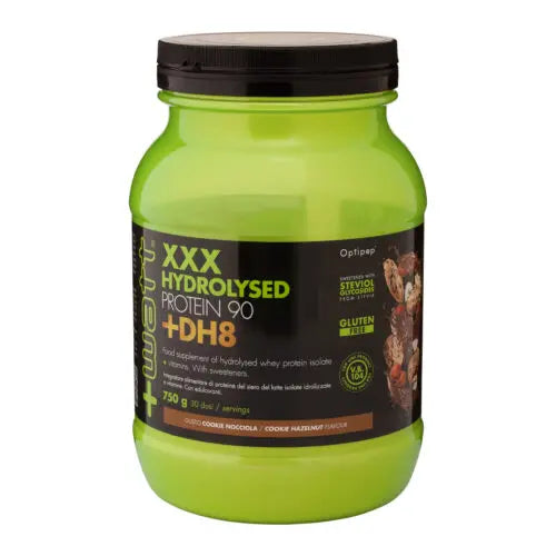 +Watt XXX Hydrolysed Pro 90 Dh8 750g Cookie Nocciola Proteine in Polvere Idrolizzate