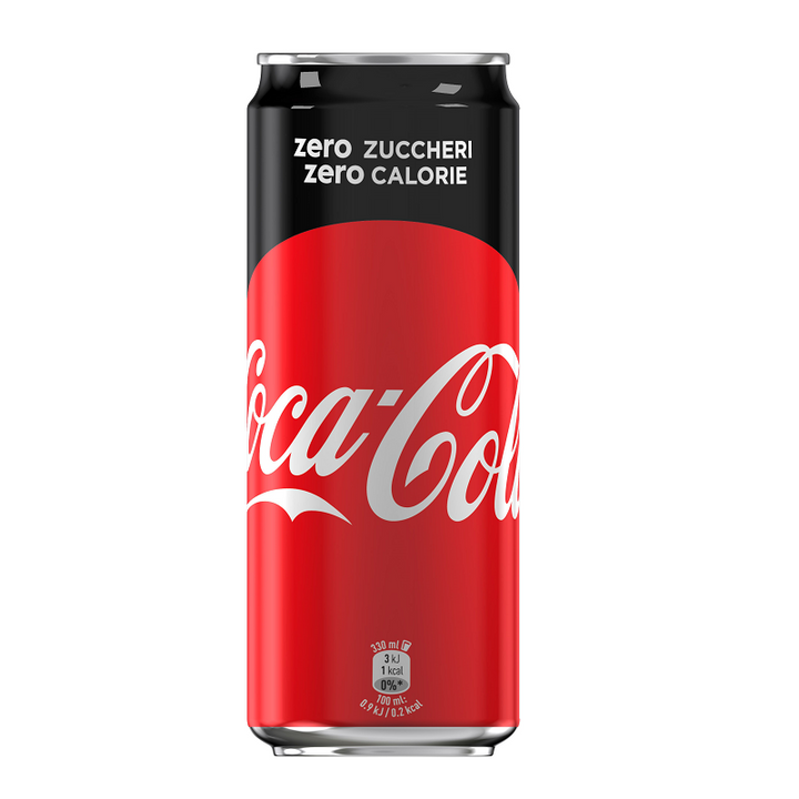 Coca Cola Zero Zuccheri Zero Calorie 330ml