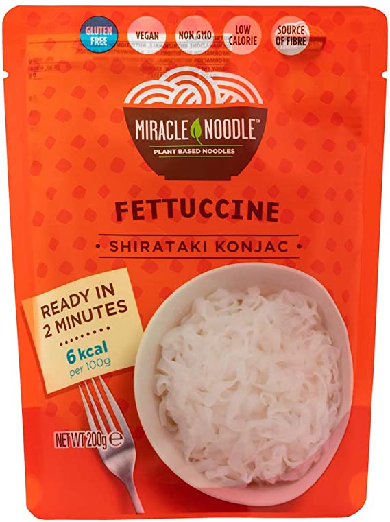 Miracle Noodle Fettuccine Shirataki al Glucomannano Konjac