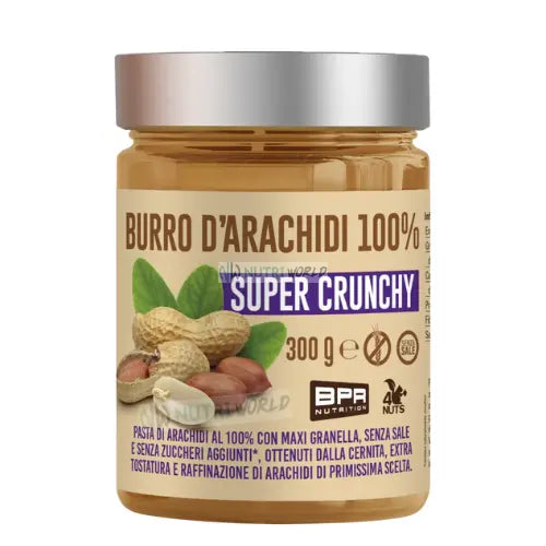 BPR Nutrition Burro D'Arachidi 100% Super Crunchy Bpr Nutrition