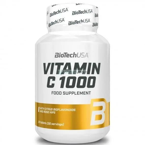 Biotech Usa Vitamin C 1000 100 Compresse per Energia e Difese Naturali