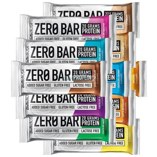 Biotech Usa Zero Bar 50g Doppio Cioccolato Barretta Proteica Zero Double Chocolate
