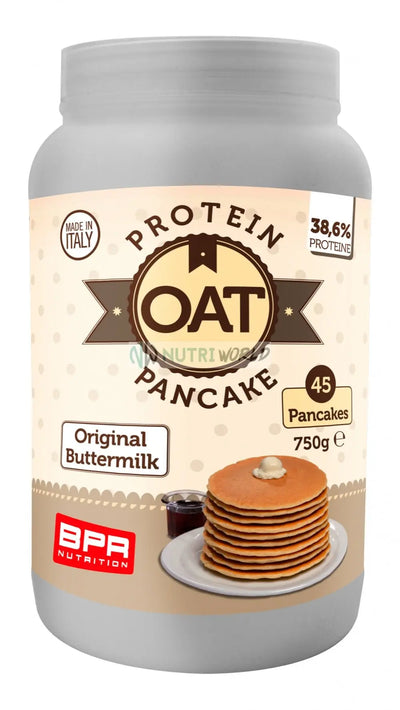 Bpr Nutrition Oat Protein Pancake 750 g Buttermilk in Polvere con Farina d'Avena per Colazione o Snack Bpr Nutrition