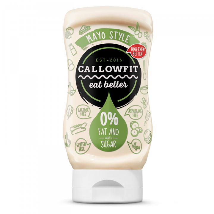Callowfit Mayo Style 300ml Maionese Zero Condimento Senza Zuccheri e Grassi