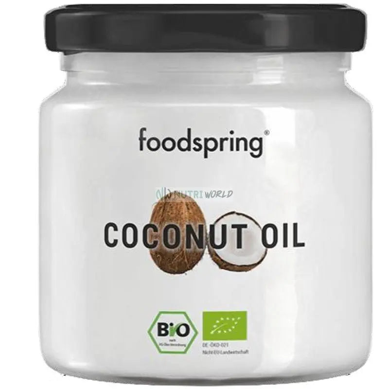 Foodspring Coconut Oil Olio di Cocco 320g Puro e Biologico Foodspring