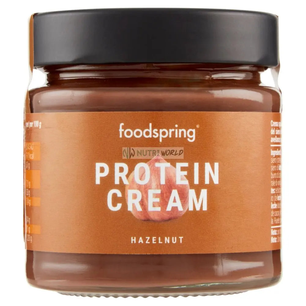 Foodspring Protein Cream 200 g Nocciola Cioccolato Hazelnut Crema Spalmabile Proteica Ridotti Zuccheri
