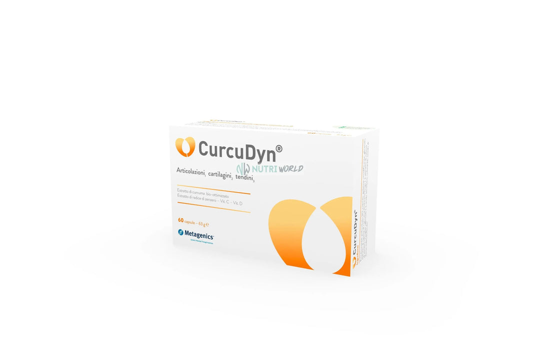 Metagenics CurcuDyn 60 Capsule Gellule con Curcuma e Zenzero Bio per Articolazioni