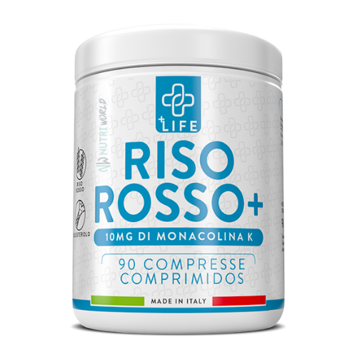 PiuLife Riso Rosso 90 Compresse da Fermentazione naturale per Gestione del Peso