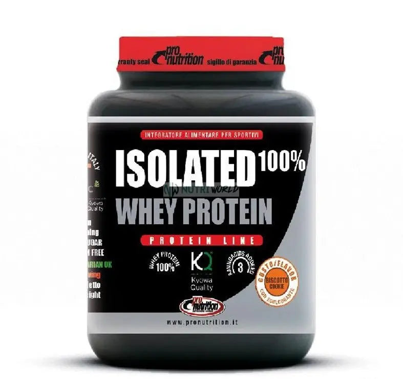 Pronutrition Protein Isolated 100% Whey 908g Biscotto Cookie Isolate in Polvere per Recupero