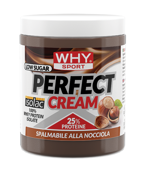 Why Sport Perfect Cream 300 g Nocciola Cioccolato Crema Spalmabile Proteica Zero per Colazione e Snack