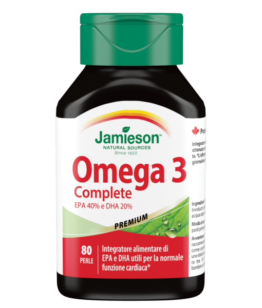 Jamieson Omega 3 Complete 80 Softgel per Cuore e Microcircolo