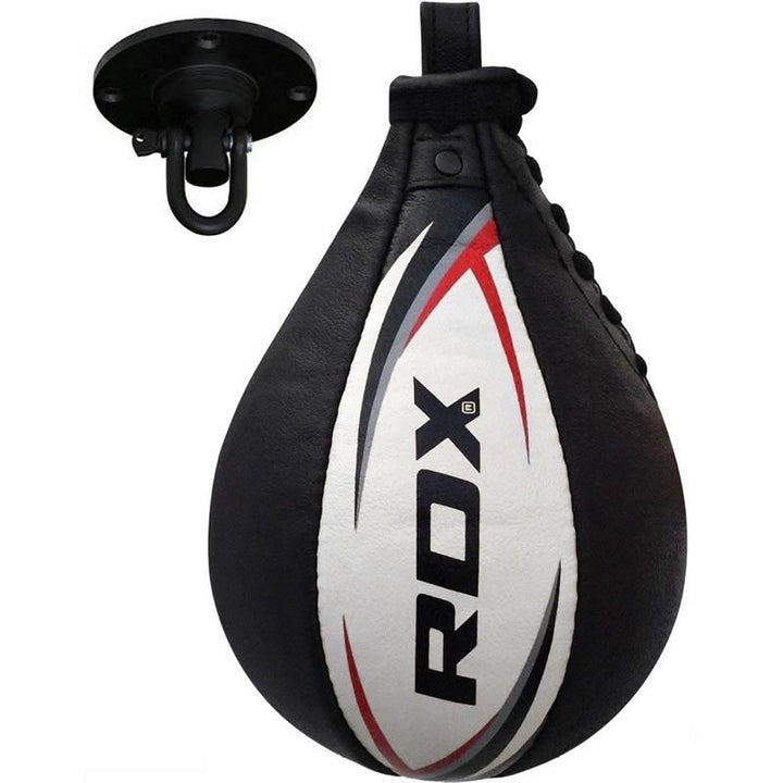Rdx Speed Ball Leather Multi White/Red