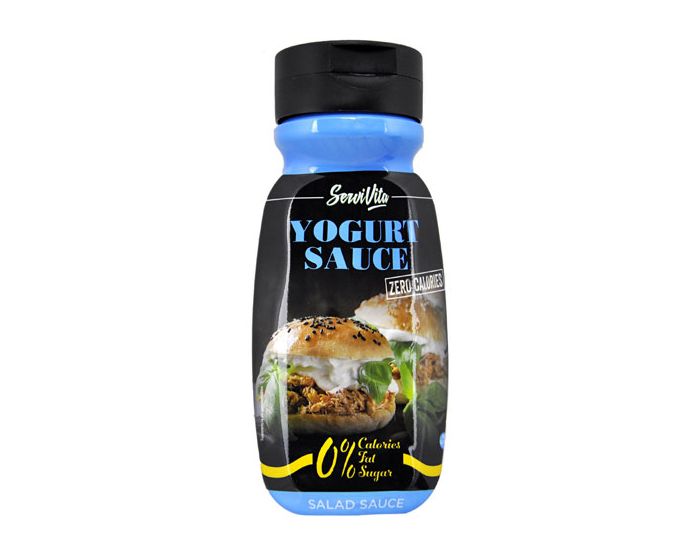 Servivita Salsa 0% 320ml Yogurt Zero Condimento Senza Zuccheri e Grassi